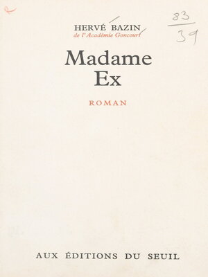 cover image of Madame Ex